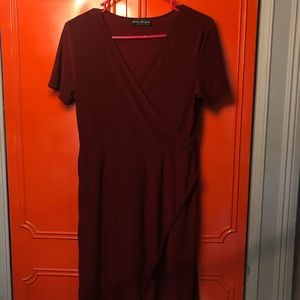 Star vixen faux-wrap ballerina dress